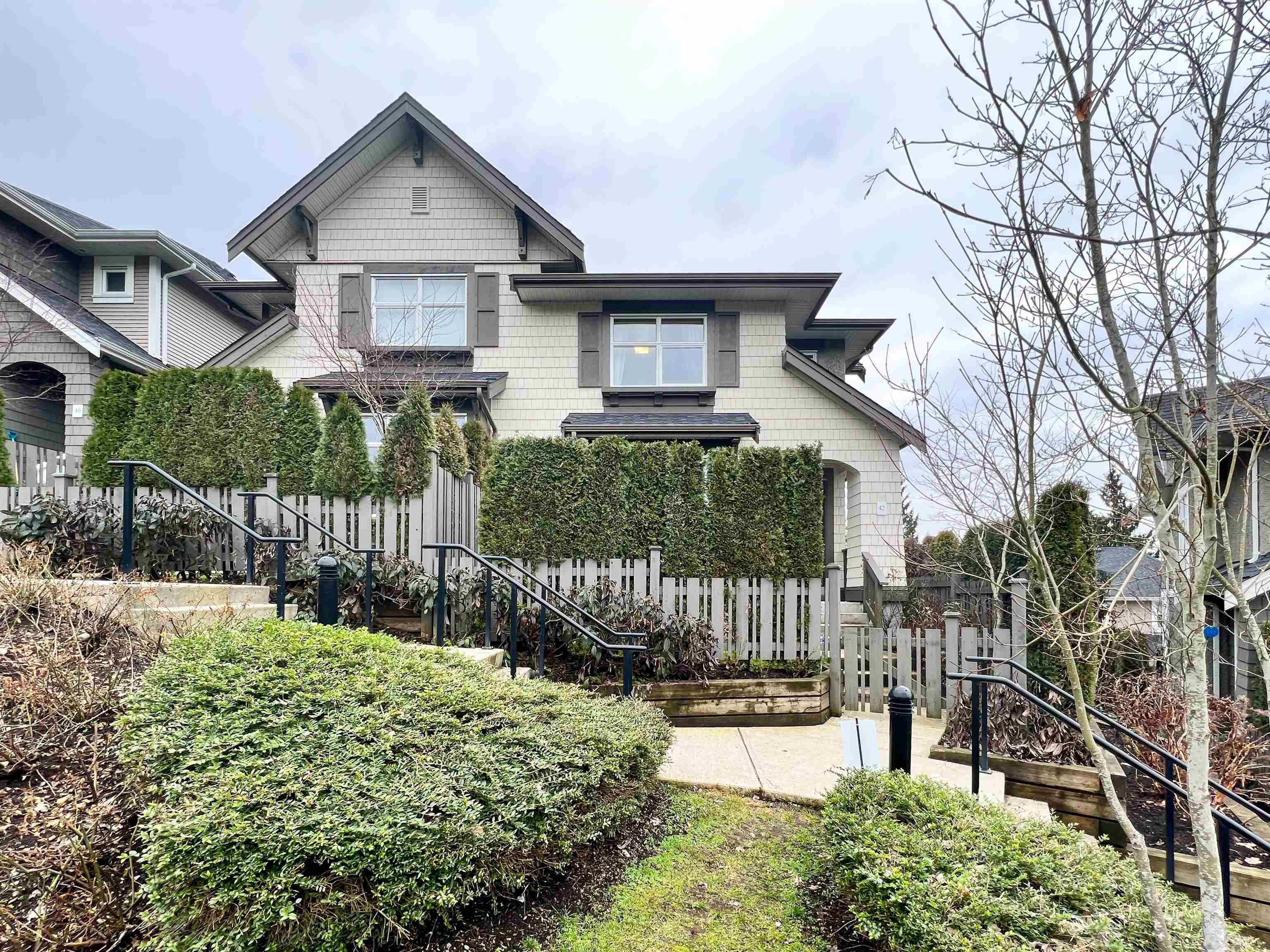 Main Photo: 42 3400 DEVONSHIRE Avenue in Coquitlam: Burke Mountain Townhouse for sale in "Colborne Lane" : MLS®# R2653107