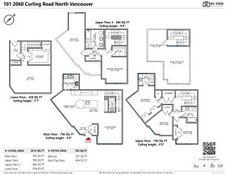 Photo 2: 101 2060 CURLING Road in North Vancouver: Pemberton NV Townhouse for sale in "BELLE ISLE" : MLS®# R2887502