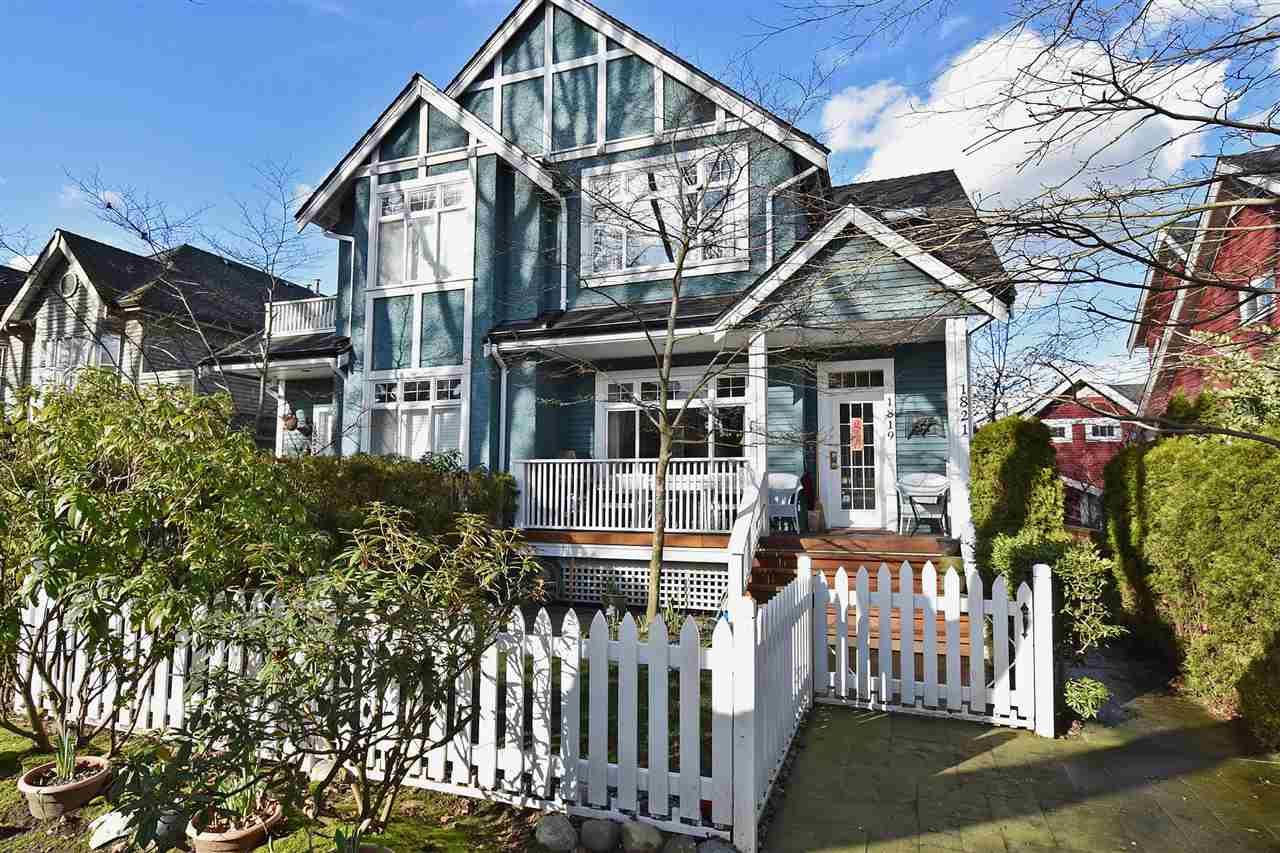 Main Photo: 1819 W 11TH Avenue in Vancouver: Kitsilano Townhouse for sale (Vancouver West)  : MLS®# R2043324