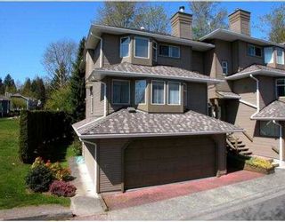 Photo 1: 8893 LARKFIELD DR in Burnaby: Forest Hills BN Townhouse for sale in "PRIMROSE HILL" (Burnaby North)  : MLS®# V586736