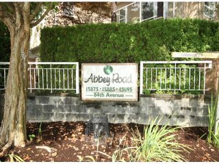 Main Photo: 310 15885 84TH Avenue in Surrey: Fleetwood Tynehead Condo for sale in "Abbey Road" : MLS®# F1320376