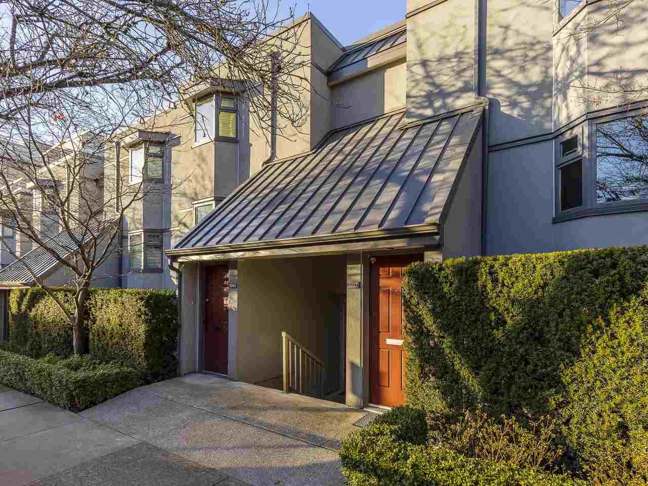 Main Photo: 1339 W 8TH Avenue in Vancouver: Fairview VW Townhouse for sale in "Fairview Village" (Vancouver West)  : MLS®# R2544779