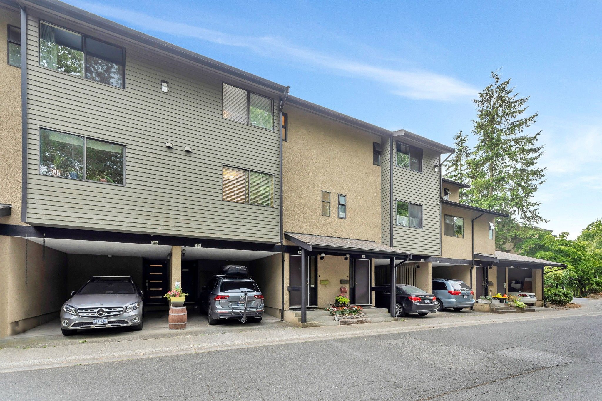 Main Photo: 3442 Nairn Avenue in Vancouver East: Champlain Heights Townhouse for sale : MLS®# R2620064