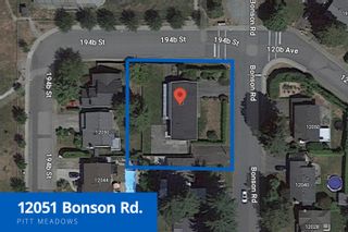 Photo 1: 12051 BONSON Road in Pitt Meadows: Central Meadows House for sale : MLS®# R2827449