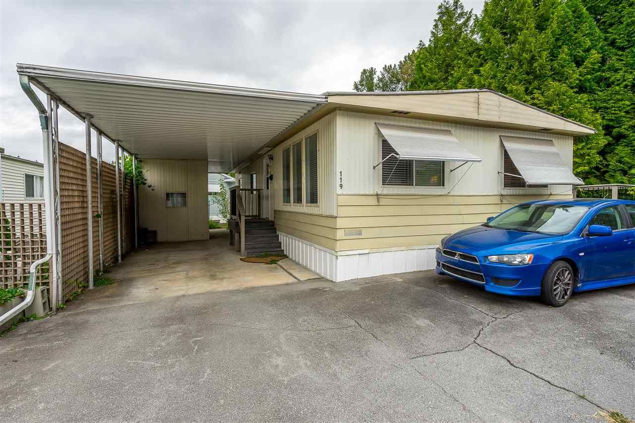 Main Photo: 119 201 CAYER Street in Coquitlam: Maillardville Manufactured Home for sale in "WILDWOOD PARK" : MLS®# R2435330