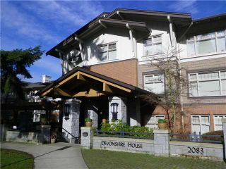 Photo 1: 303 2083 W 33RD Avenue in Vancouver: Quilchena Condo for sale in "DEVONSHIRE HOUSE" (Vancouver West)  : MLS®# V866492