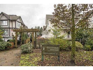 Photo 1: 18 730 FARROW Street in Coquitlam: Coquitlam West Townhouse for sale in "FARROW RIDGE" : MLS®# V1097692