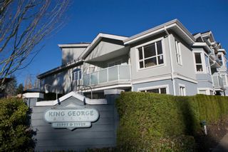 Photo 1: 103 13939 LAUREL Drive in Surrey: Whalley Condo for sale in "KING GEORGE MANOR" (North Surrey)  : MLS®# R2421170