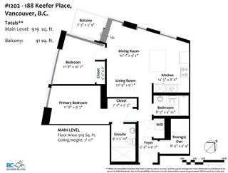 Photo 9: 1202 188 KEEFER Place in Vancouver: Downtown VW Condo for sale in "Espana 2" (Vancouver West)  : MLS®# R2767815