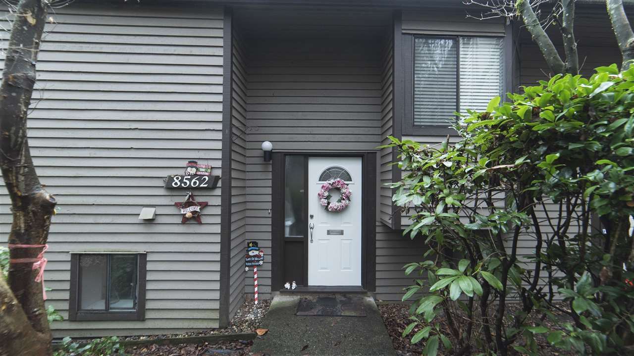 Main Photo: 8562 WILDERNESS Court in Burnaby: Forest Hills BN Townhouse for sale (Burnaby North)  : MLS®# R2328513