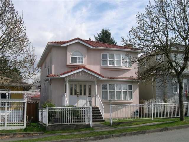 Main Photo: 4968 SOMERVILLE ST in Vancouver: Fraser VE House for sale (Vancouver East)  : MLS®# V999735