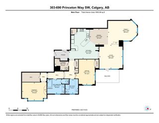 Photo 4: 303 690 Princeton Way SW in Calgary: Eau Claire Apartment for sale : MLS®# A2117194