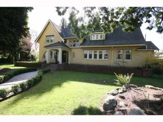Photo 1: 1504 BALFOUR Avenue in Vancouver: Shaughnessy House for sale (Vancouver West)  : MLS®# V816813