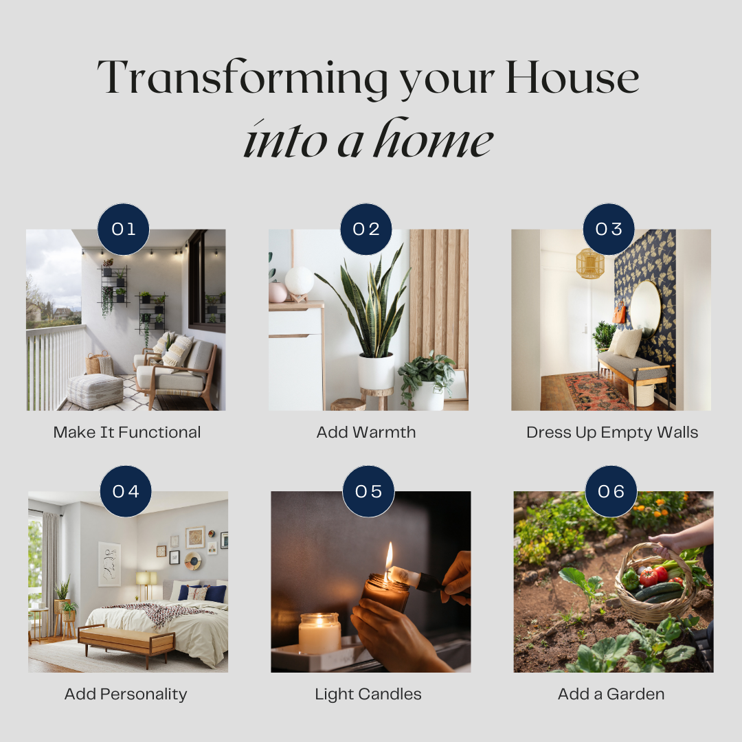 How to transform your house into a home