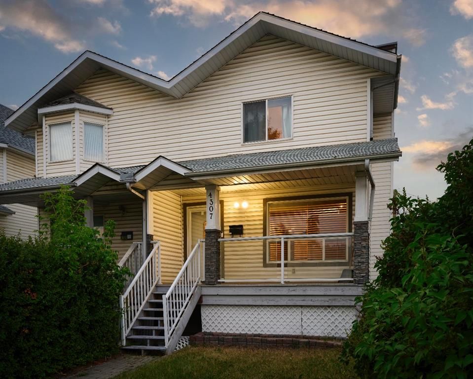 Main Photo: 4307 17 Avenue NW in Calgary: Montgomery Semi Detached (Half Duplex) for sale : MLS®# A1252516