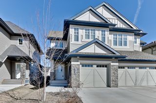 Photo 1: 4075 Allan Cres SW in Edmonton: Ambleside House Half Duplex for sale : MLS®# E4151549