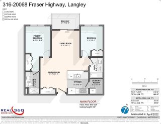 Photo 5: 316 20068 FRASER Highway in Langley: Langley City Condo for sale in "VARSITY" : MLS®# R2676998