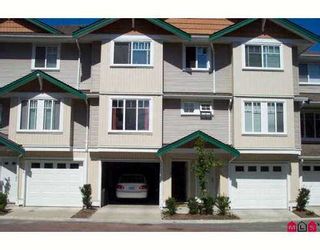 Photo 1: 128 12711 64TH Avenue in Surrey: West Newton Townhouse for sale in "PALETTE ON THE PARK" : MLS®# F2722436