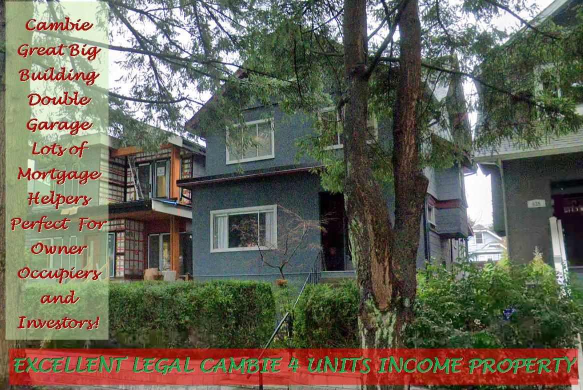 Main Photo: 434 W 17TH Avenue in Vancouver: Cambie House for sale (Vancouver West)  : MLS®# R2836974