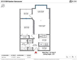Photo 2: 313 5189 GASTON Street in Vancouver: Collingwood VE Condo for sale (Vancouver East)  : MLS®# R2878561