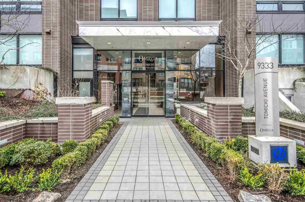 Main Photo: 106 9333 TOMICKI Avenue in Richmond: West Cambie Condo for sale in "OMEGA" : MLS®# R2143906