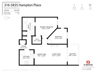 Photo 27: 316 5835 HAMPTON Place in Vancouver: University VW Condo for sale in "St James House" (Vancouver West)  : MLS®# R2778609