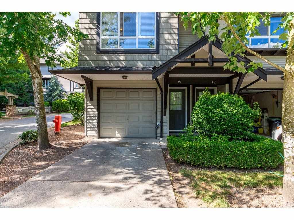 Main Photo: 27 6747 203RD Street in Langley: Willoughby Heights Townhouse for sale in "Sagebrook" : MLS®# R2275661