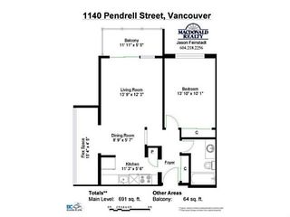 Photo 12: 403 1140 PENDRELL Street in Vancouver: West End VW Condo for sale in "The Somerset" (Vancouver West)  : MLS®# V1089764