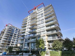 Main Photo: 608 172 VICTORY SHIP Way in North Vancouver: Lower Lonsdale Condo for sale in "Atrium at the Pier" : MLS®# R2454404