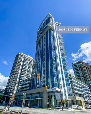 Photo 1: 3005 1500 FERN Street in North Vancouver: Lynnmour Condo for sale in "Apex" : MLS®# R2878486
