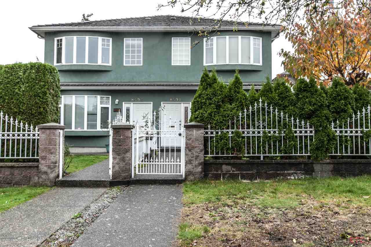 Main Photo: 8491 SHAUGHNESSY Street in Vancouver: Marpole 1/2 Duplex for sale (Vancouver West)  : MLS®# R2120215