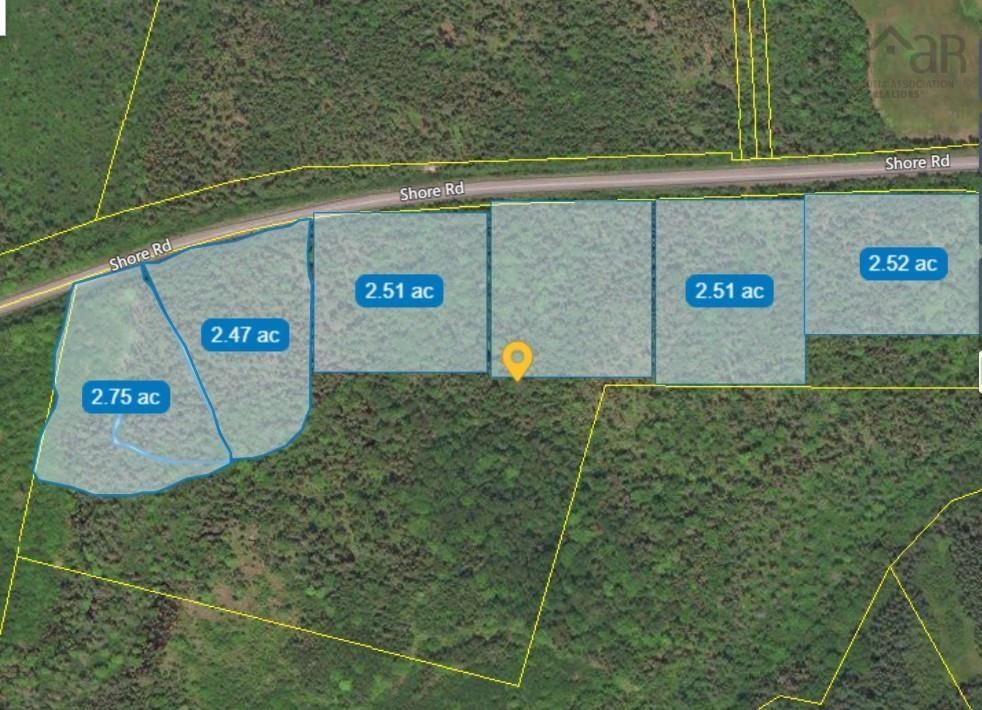 Main Photo: Lot#1 Shore Road in Waterside: 108-Rural Pictou County Vacant Land for sale (Northern Region)  : MLS®# 202212799