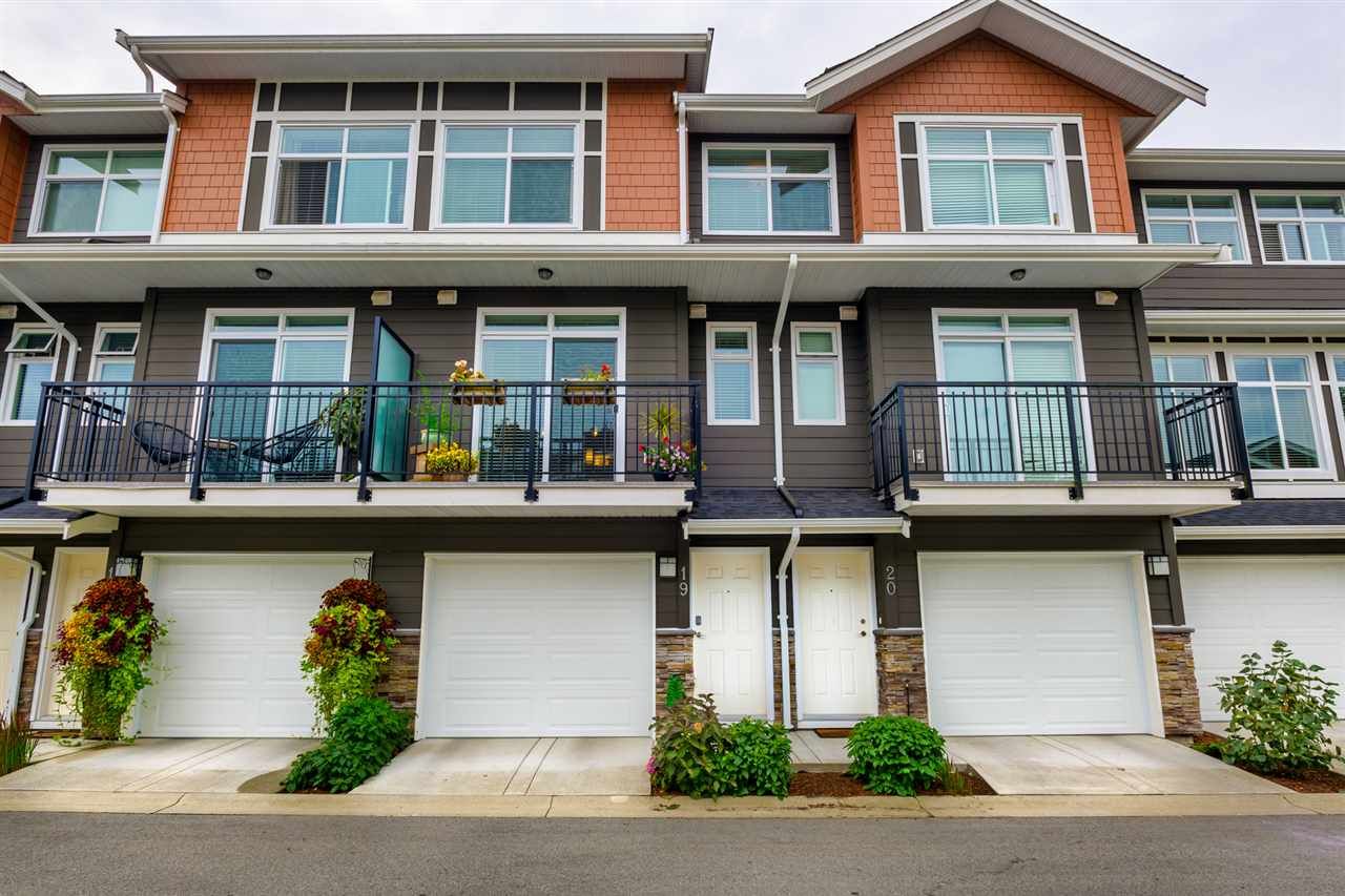 Main Photo: 19 11461 236 Street in Maple Ridge: Cottonwood MR Townhouse for sale in "TWO BIRDS" : MLS®# R2397953