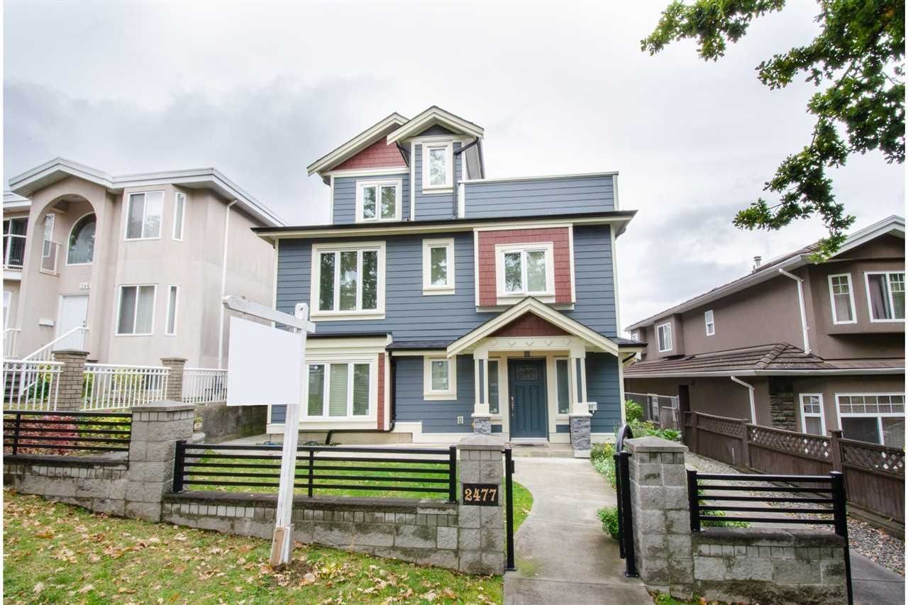Main Photo: 2477 ST. LAWRENCE Street in Vancouver: Collingwood VE 1/2 Duplex for sale (Vancouver East)  : MLS®# R2832898
