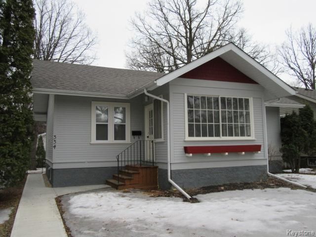 Main Photo: 334 Oakwood Avenue in Winnipeg: Riverview Residential for sale (1A)  : MLS®# 1706711