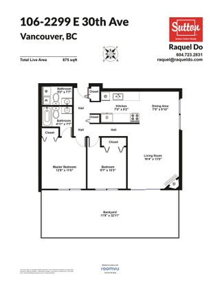 Photo 13: 106 2299 E 30TH Avenue in Vancouver: Victoria VE Condo for sale in "TWIN COURTS" (Vancouver East)  : MLS®# R2490538