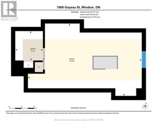 Photo 33: 1669 GOYEAU STREET in Windsor: House for sale : MLS®# 23016007