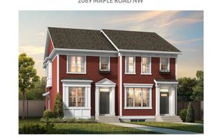 Photo 1: 2089 Maple Road NW in Edmonton: Zone 30 House Half Duplex for sale : MLS®# E4304472