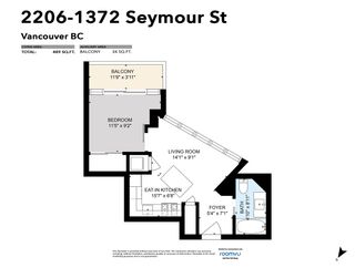 Photo 12: 2206 1372 SEYMOUR Street in Vancouver: Downtown VW Condo for sale in "THE MARK" (Vancouver West)  : MLS®# R2726298
