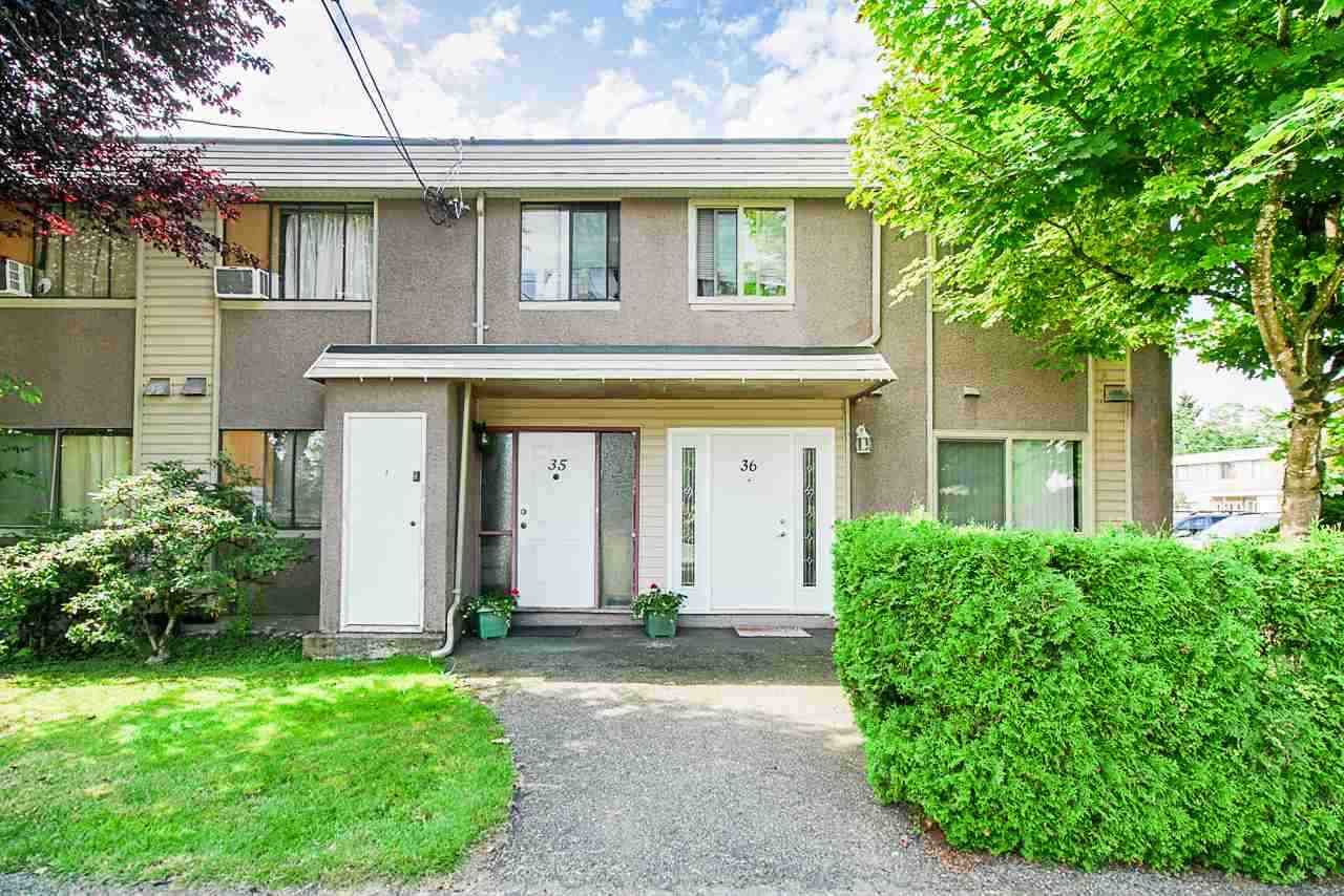 Main Photo: 36 27090 32 AVENUE in Langley: Aldergrove Langley Townhouse for sale : MLS®# R2476482