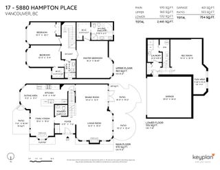 Photo 38: 17 5880 HAMPTON Place in Vancouver: University VW Townhouse for sale in "Thames Court" (Vancouver West)  : MLS®# R2747614