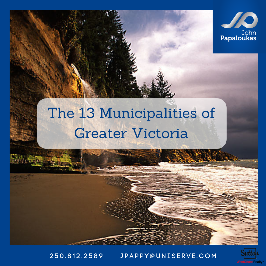 The 13 Municipalities of Greater Victoria