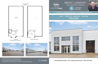 Photo 2: 212 19138 26 Avenue in Surrey: Hazelmere Industrial for sale in "LATIMER LAKE BUSINESS CENTRE" (South Surrey White Rock)  : MLS®# C8052229