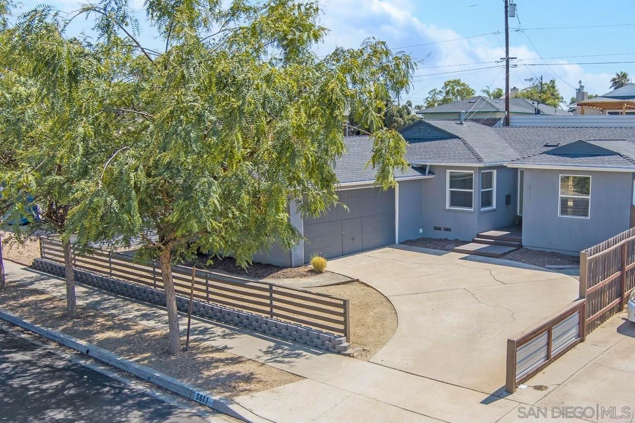 Main Photo: SAN DIEGO House for sale : 3 bedrooms : 5611 Hamill Ave