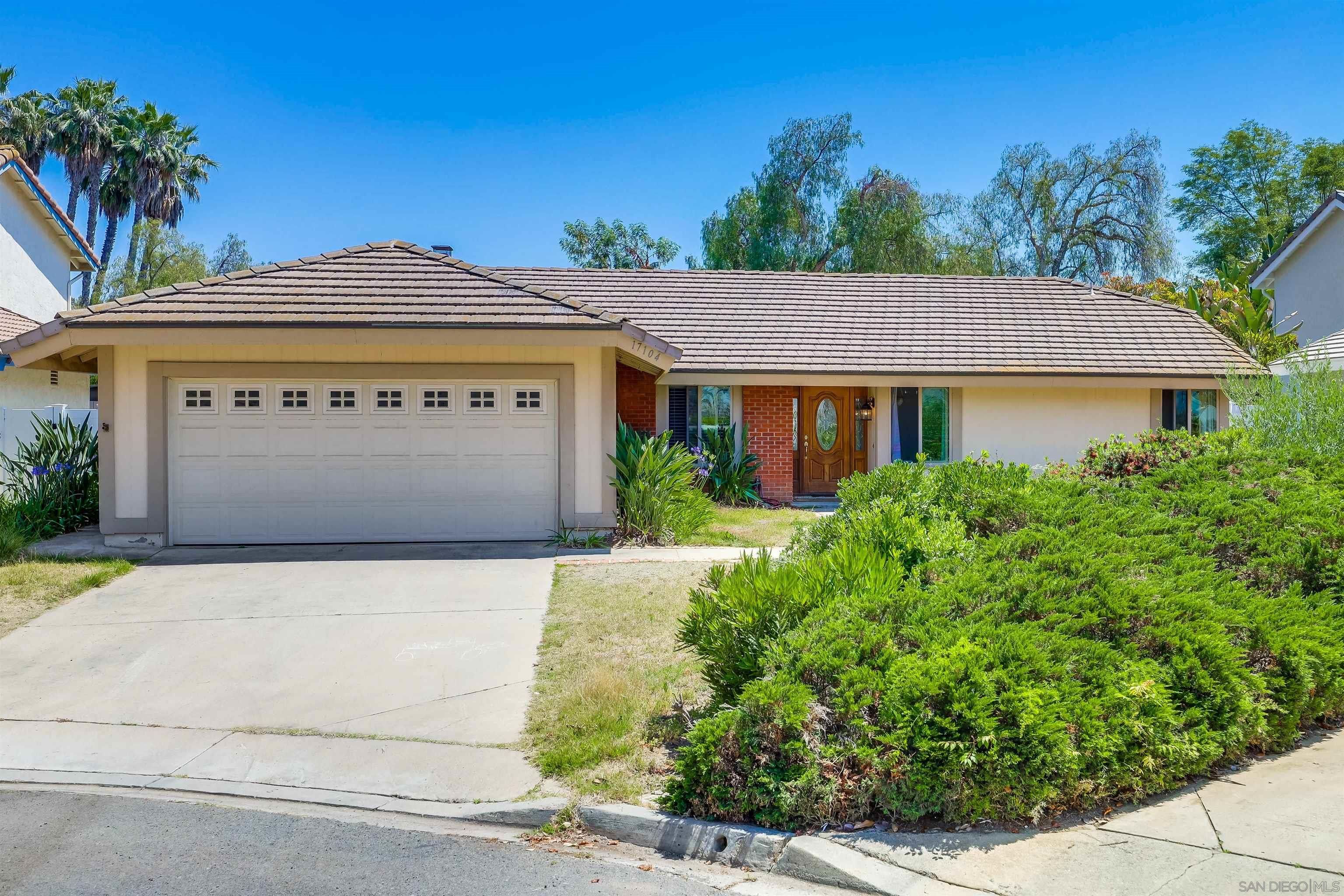 Main Photo: POWAY House for sale : 3 bedrooms : 17104 Cliquot Ct
