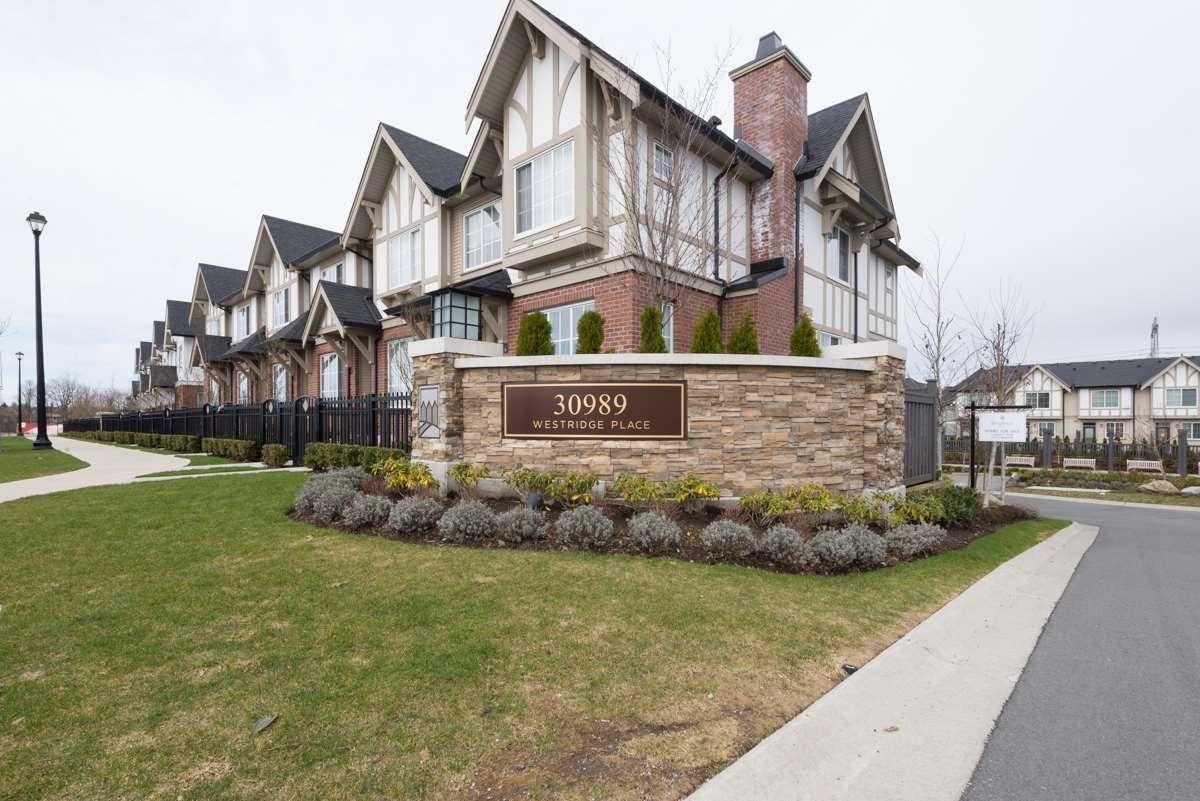 Main Photo: 54 30989 WESTRIDGE Place in Abbotsford: Abbotsford West Townhouse for sale : MLS®# R2147873