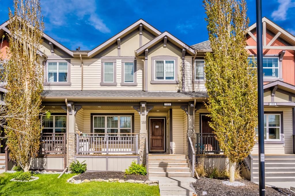 Main Photo: 188 Clydesdale Way: Cochrane Row/Townhouse for sale : MLS®# A1228013
