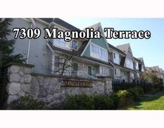 Photo 1: 7309 MAGNOLIA Terrace in Burnaby: Middlegate BS Townhouse for sale in "MONTEREY" (Burnaby South)  : MLS®# V638772