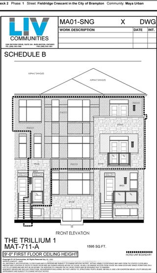 Photo 8: Block 2 Lot 21 Fieldridge Crescent in Brampton: Brampton North Condo for sale : MLS®# W8085980