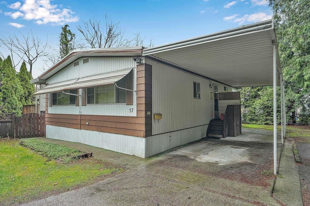 Main Photo: 57 4200 DEWDNEY TRUNK Road in Coquitlam: Ranch Park Manufactured Home for sale : MLS®# R2839771